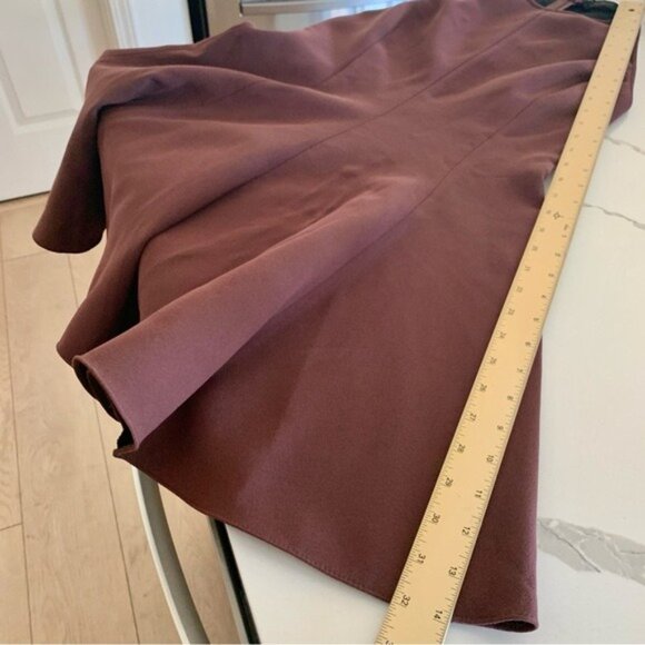 ZARA ZW Collection Brown Caramel Halter Godet Dress Medium M - Picture 9 of 14